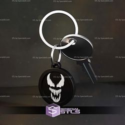 Venom Keychain STL Files 3D Model