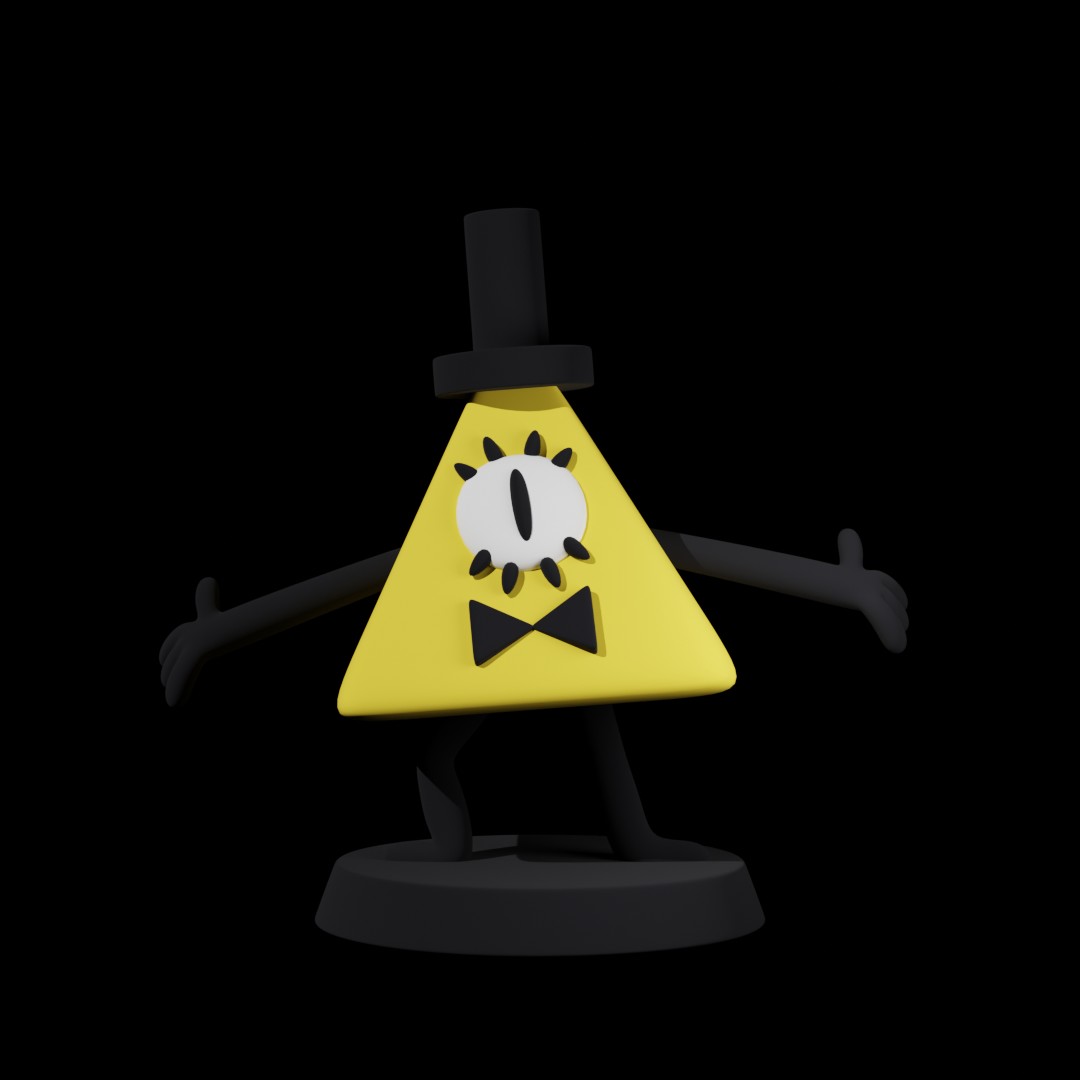 Bill Cipher - Gravity Falls 3D STL Model