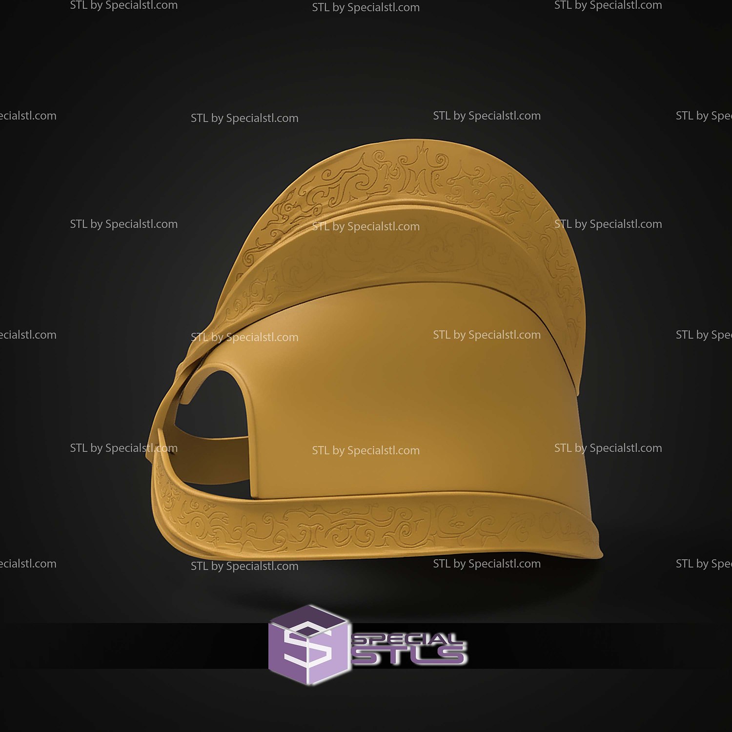 Cosplay STL Files The Mountain Helmet 3D Model — view 3
