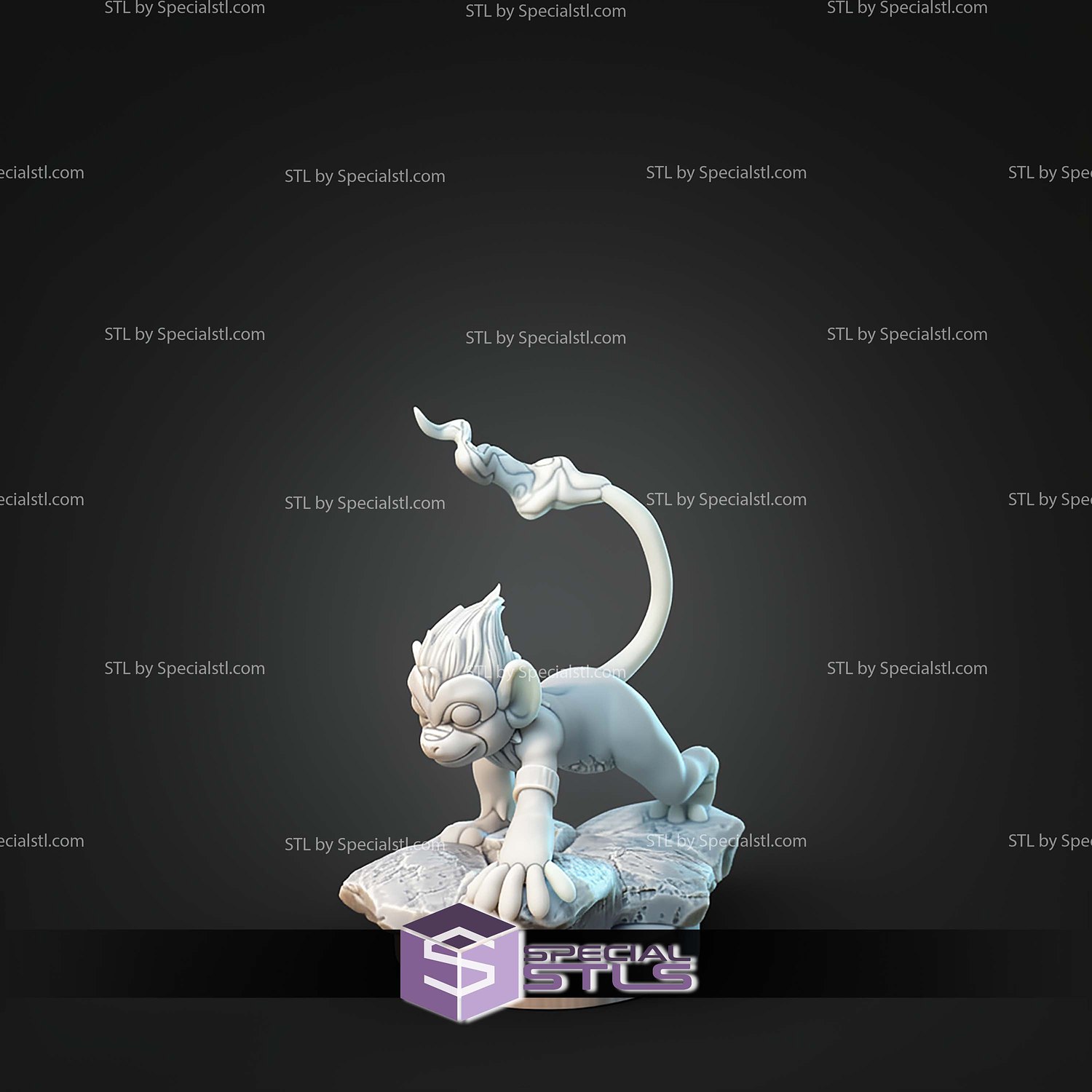 Kaiju Pokemon Infernape STL Files 3D Model — view 3