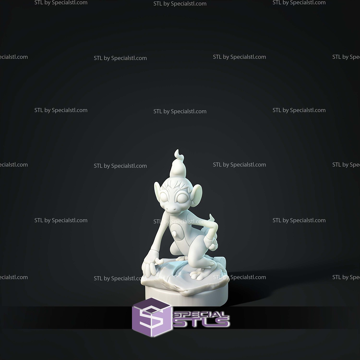 Kaiju Pokemon Infernape STL Files 3D Model — view 4