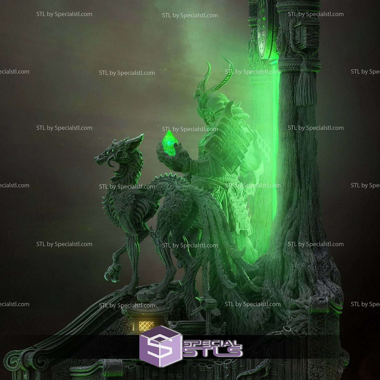 Portal Only for The Ancestors Tenjin 3D Printer Files STL Model — view 6