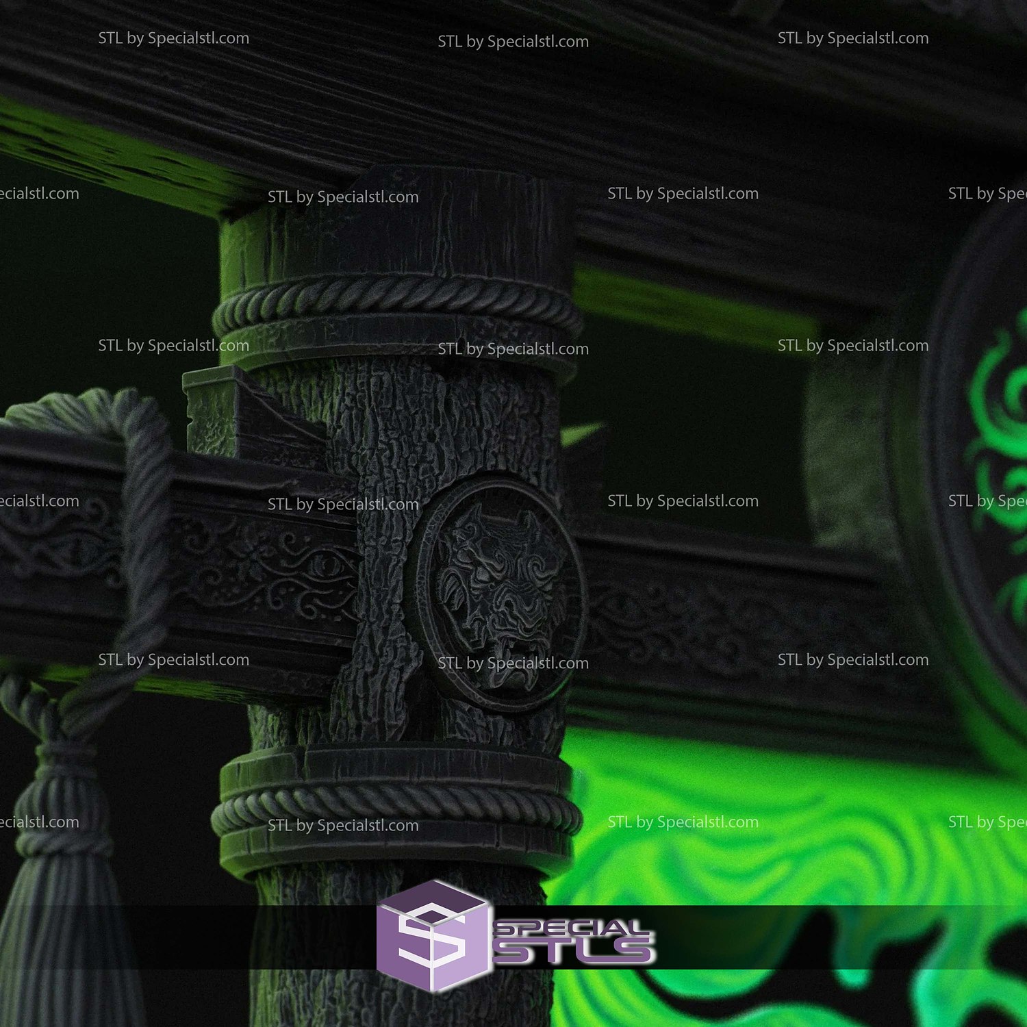 Portal Only for The Ancestors Tenjin 3D Printer Files STL Model — view 7