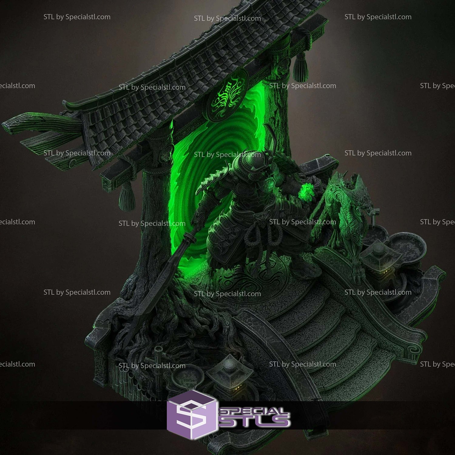 Portal Only for The Ancestors Tenjin 3D Printer Files STL Model — view 8