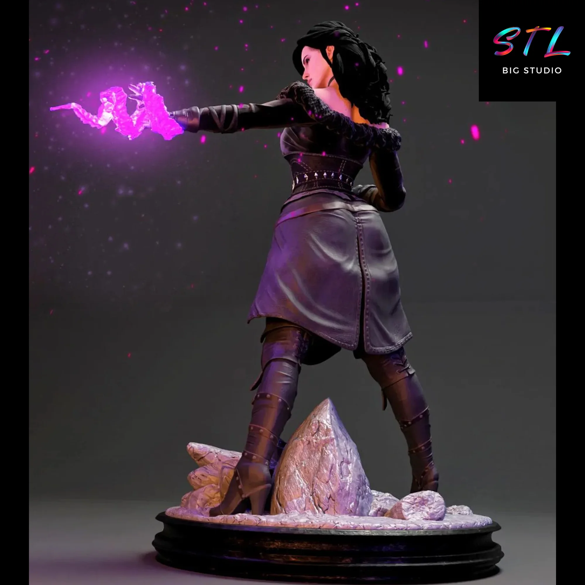 Yennefer of Vengerberg STL | The Witcher | 3D Print Model Model — view 3