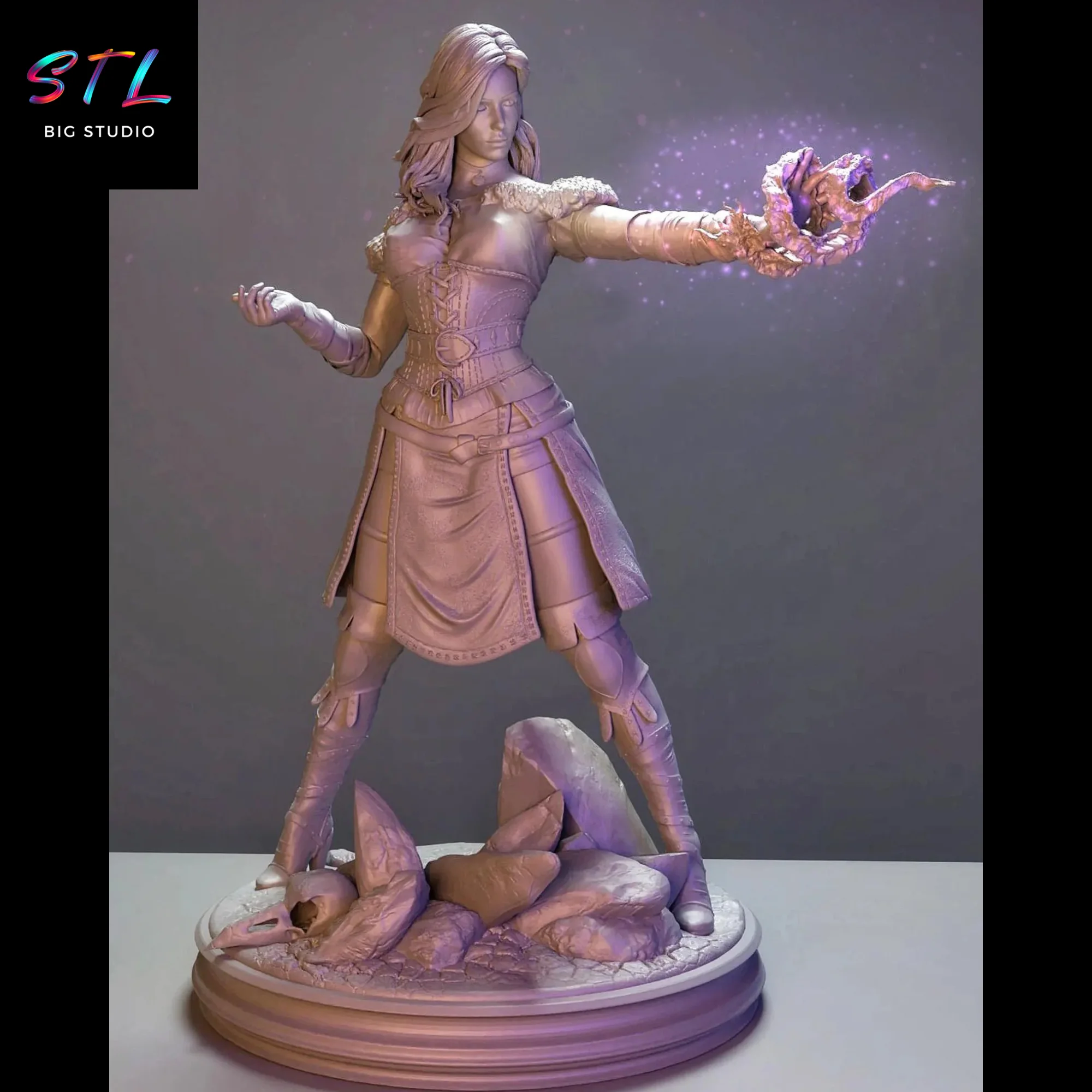Yennefer of Vengerberg STL | The Witcher | 3D Print Model Model — view 5