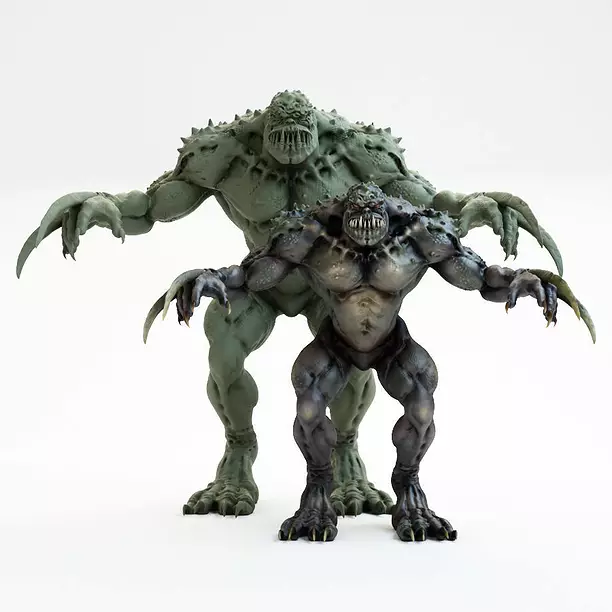 Green Monster 3D STL Model