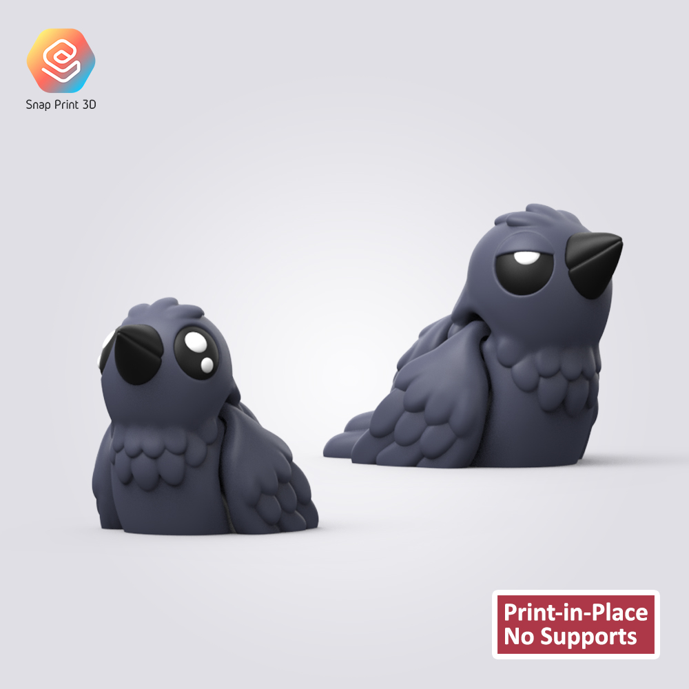 Flexi Crows 3D STL Model