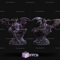 Devilman on Throne 3D Printer Files STL Model
