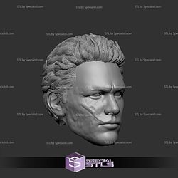 Custom Head STL Harry Osborn James Franco 3D Model