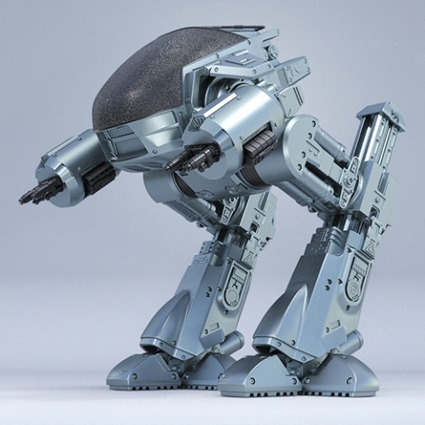 ED-209 (1987) 3D Printing Model | Assembly + Action STL Model