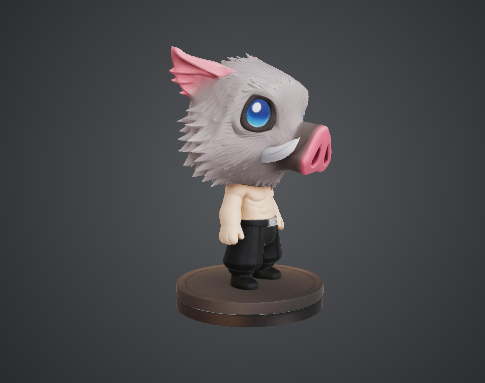 Inosuke Hashibira / Demon Slayer 3D STL Model