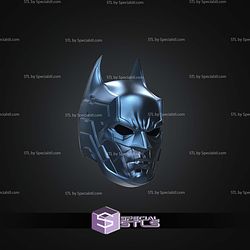 Cosplay STL Files Batman Murder Machine Helmet 3D Model