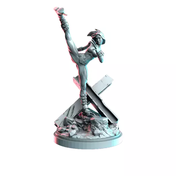 Misstoeblades V - RPG Tabletop Figure 3D STL Model