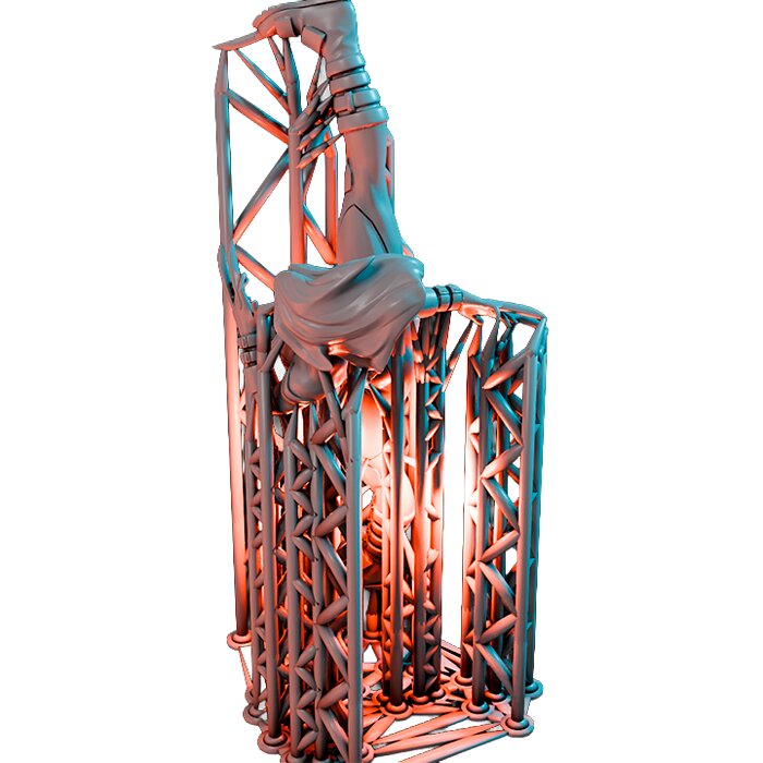 Misstoeblades V - RPG Tabletop Figure 3D STL Model — view 5