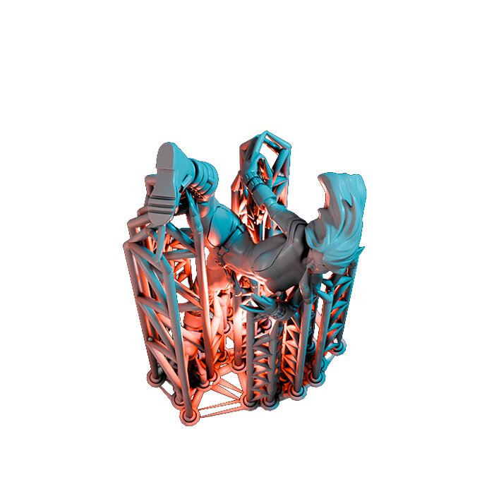 Misstoeblades V - RPG Tabletop Figure 3D STL Model — view 6