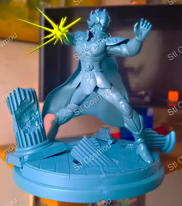 Saint Seiya - Aiolia Leo gold saint 3D STL Model
