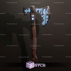 Leviathan Axe God of War Display 3D Printer Files STL Model