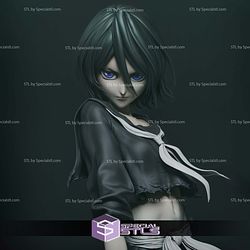 Rukia Bleach Modern Sculptures 3D Printing STL Model
