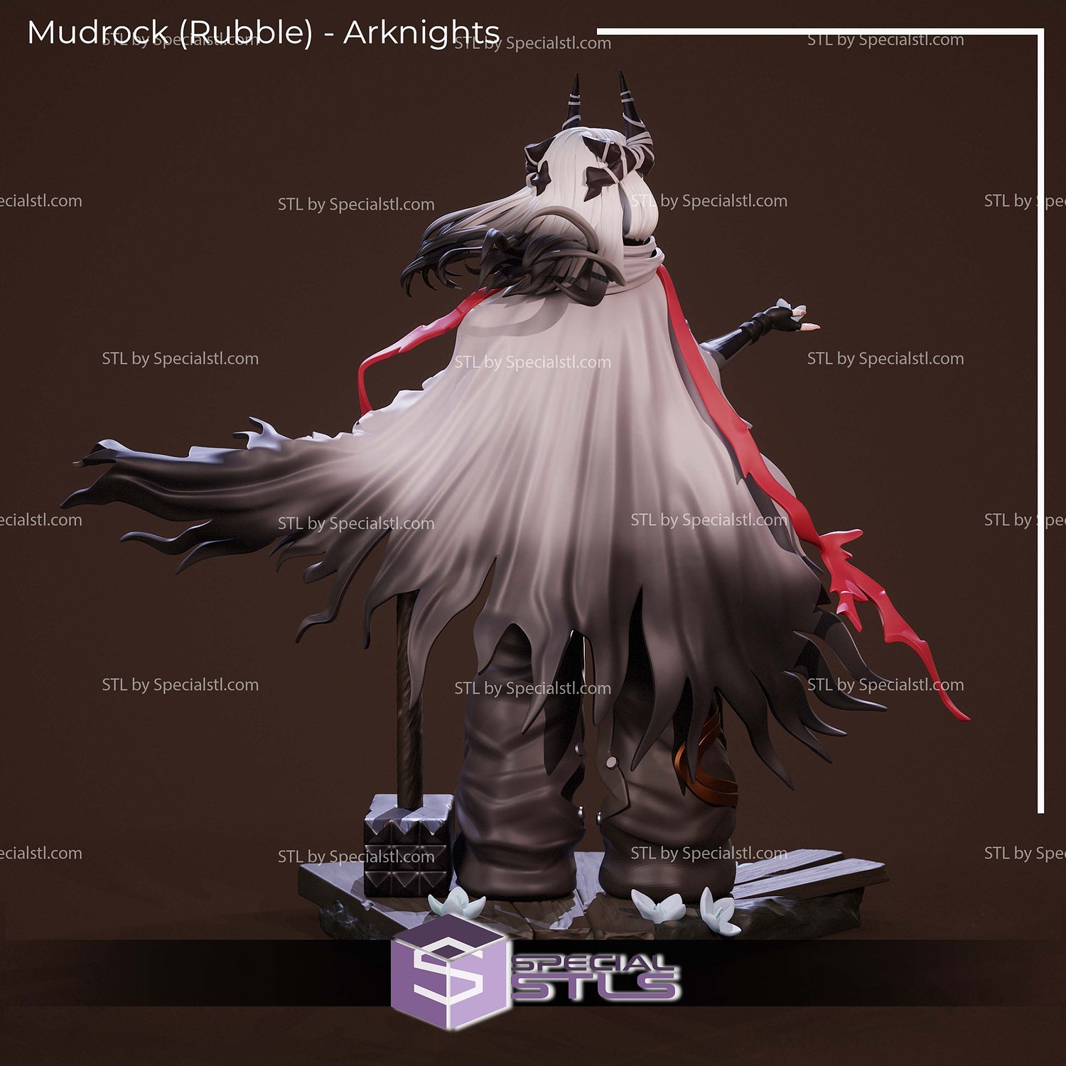 Mudrock Rubble Arknights 3D Printer Files STL Model — view 4