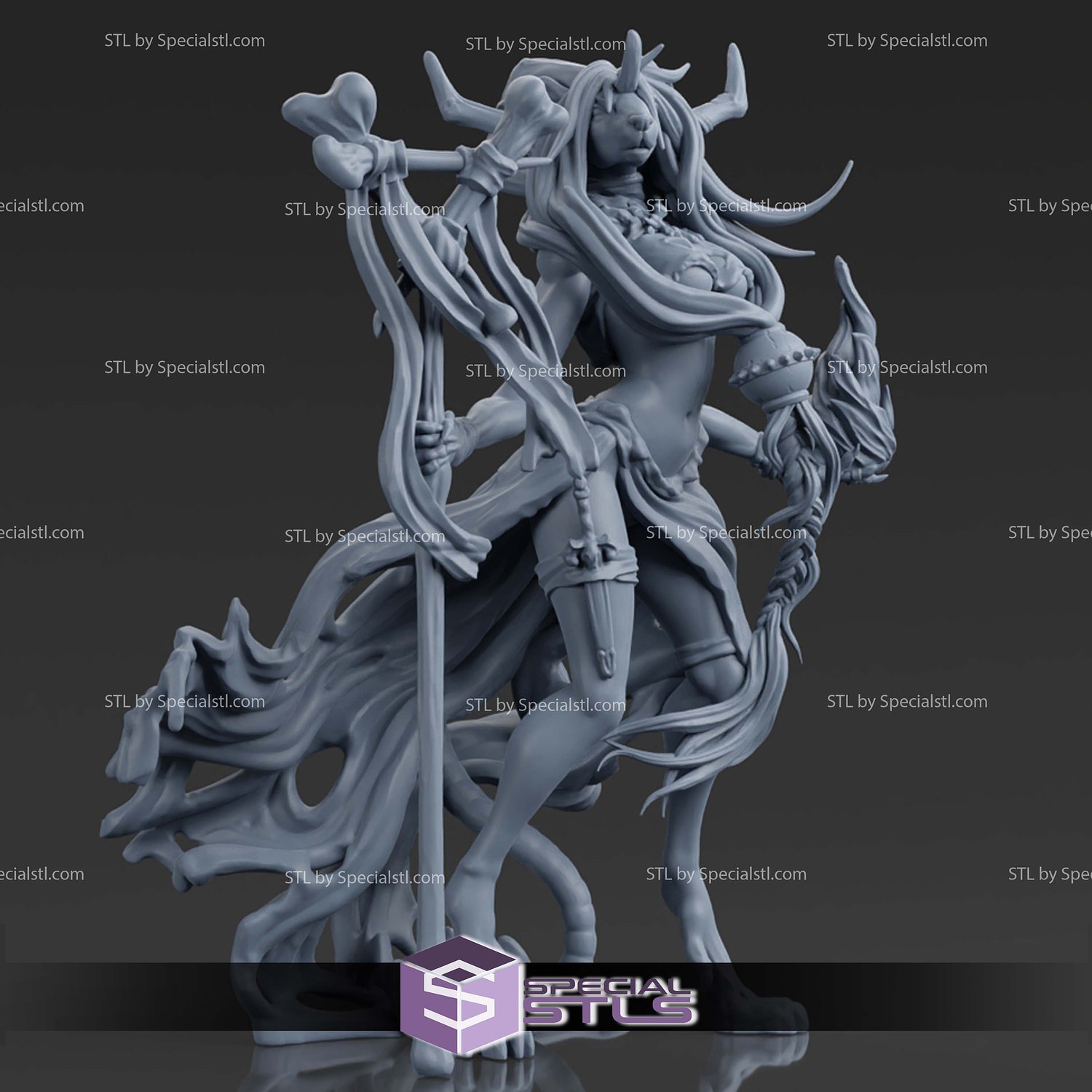 Chisa the Fateweaver 1-12 STL Files 3D Model — view 3