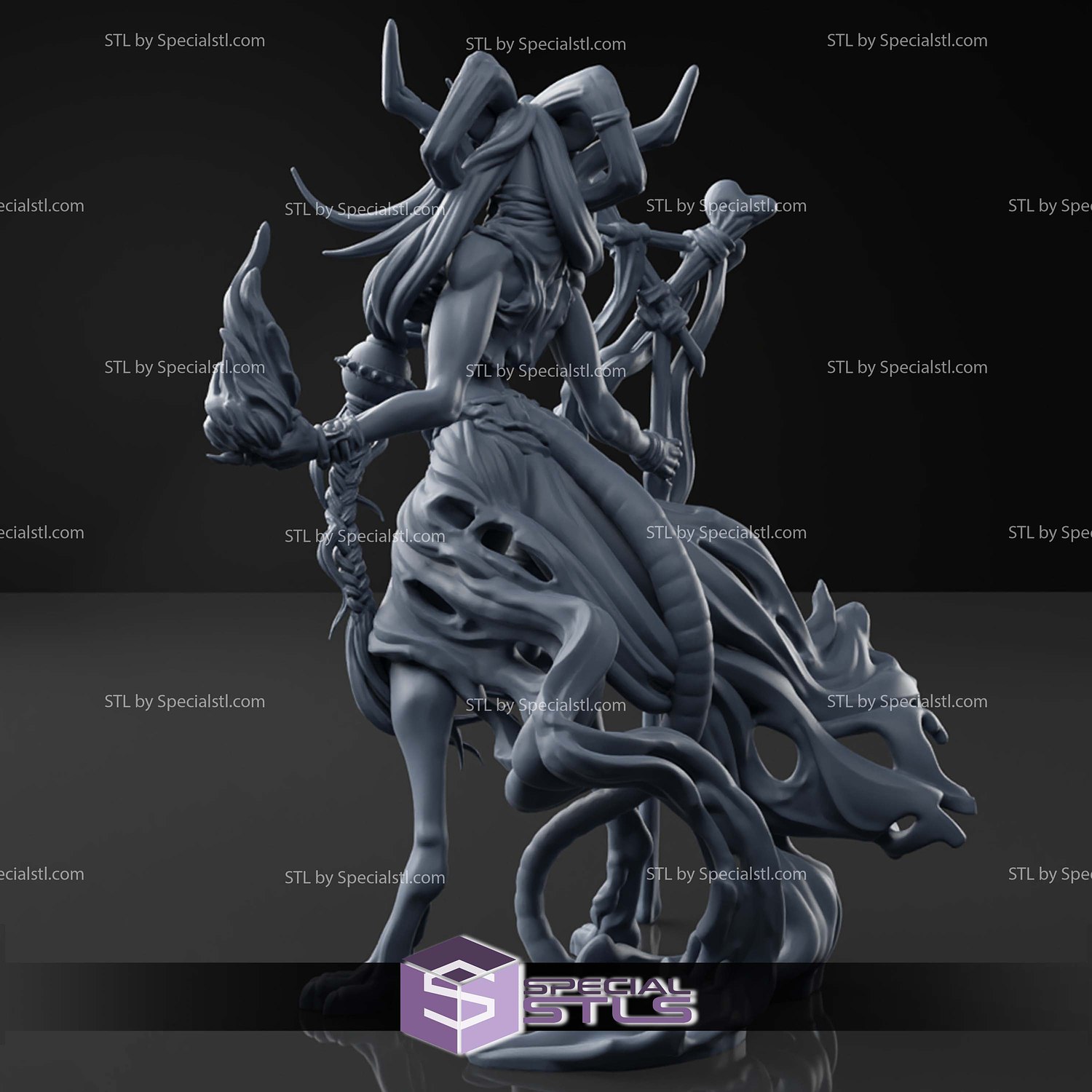 Chisa the Fateweaver 1-12 STL Files 3D Model — view 4