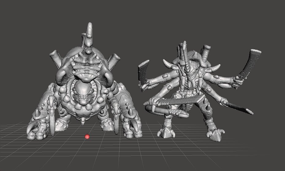 6MM SCALE SPACEBUGS CANNON MINIATURE MODEL SCIFI OR FANTASY GAME 3D STL Model — view 4