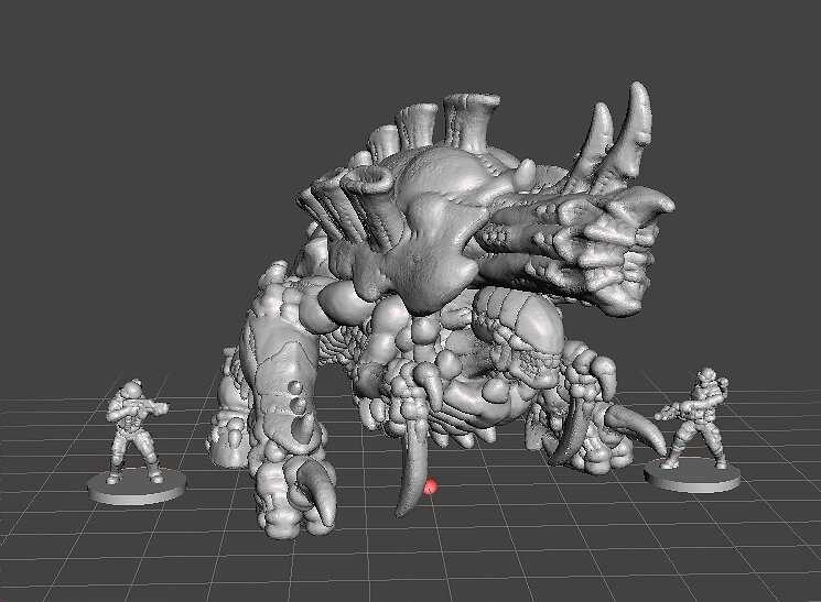 6MM SCALE SPACEBUGS CANNON MINIATURE MODEL SCIFI OR FANTASY GAME 3D STL Model — view 5