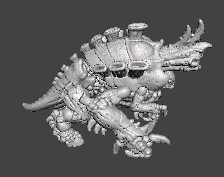 6MM SCALE SPACEBUGS CANNON MINIATURE MODEL SCIFI OR FANTASY GAME 3D STL Model — view 7
