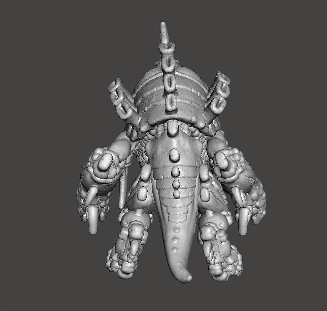 6MM SCALE SPACEBUGS CANNON MINIATURE MODEL SCIFI OR FANTASY GAME 3D STL Model — view 8