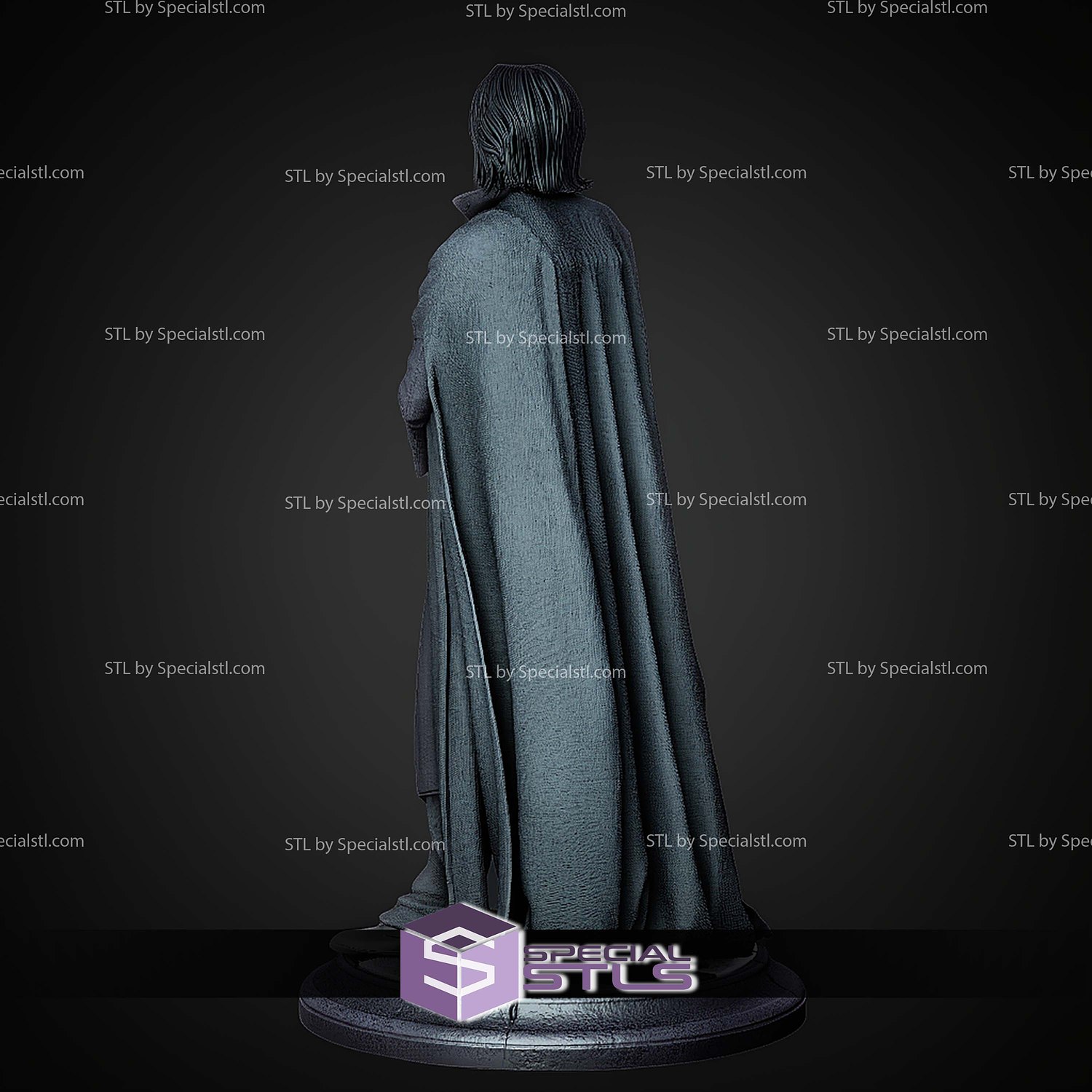 Severus Snape Museum Pose 1 6 Harry Potter STL Files 3D Model — view 3