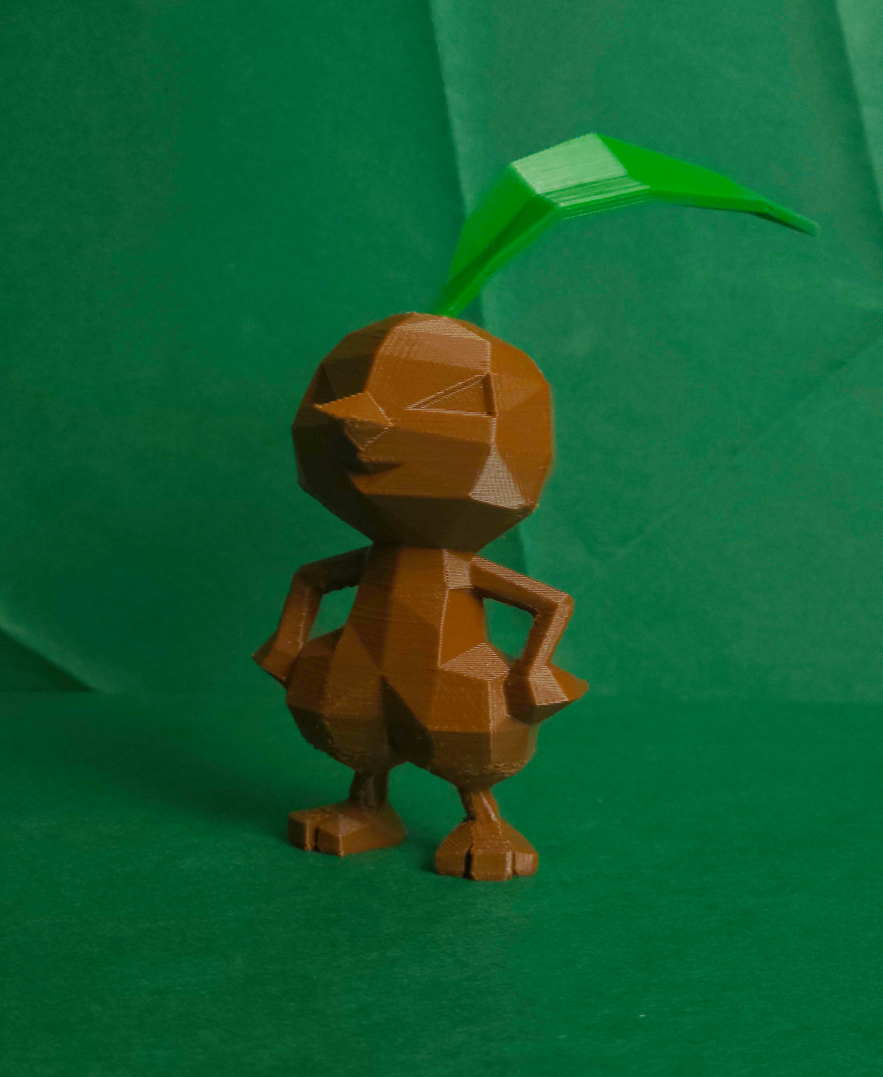 Nuzleaf Low Poly Pokemon 3D STL Model — view 2
