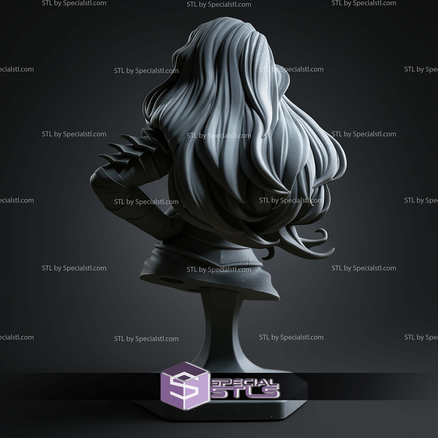Absolute Wonder Woman Bust 113mm STL Files 3D Model — view 6