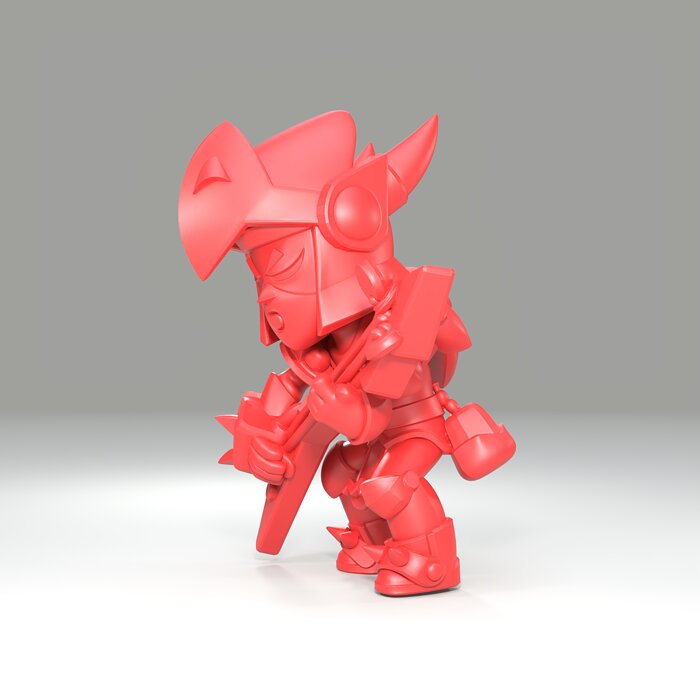 Draco Alone - Brawl Stars 3D 3MF Model — view 2