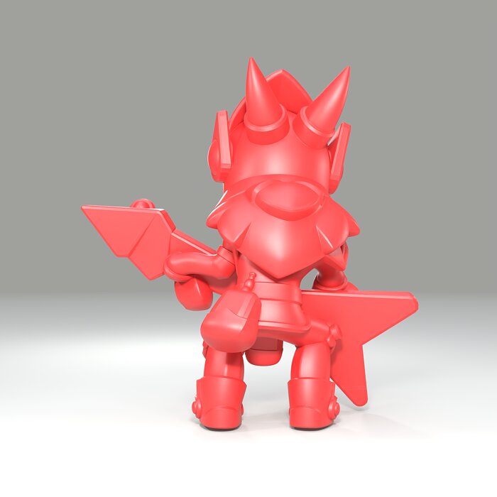Draco Alone - Brawl Stars 3D 3MF Model — view 3
