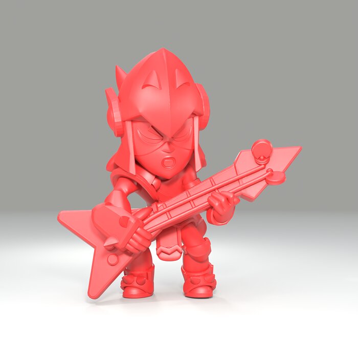 Draco Alone - Brawl Stars 3D 3MF Model — view 5