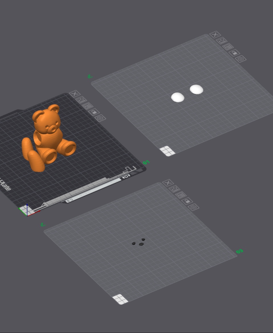 Fluffy Teddy Bear 3D STL Model