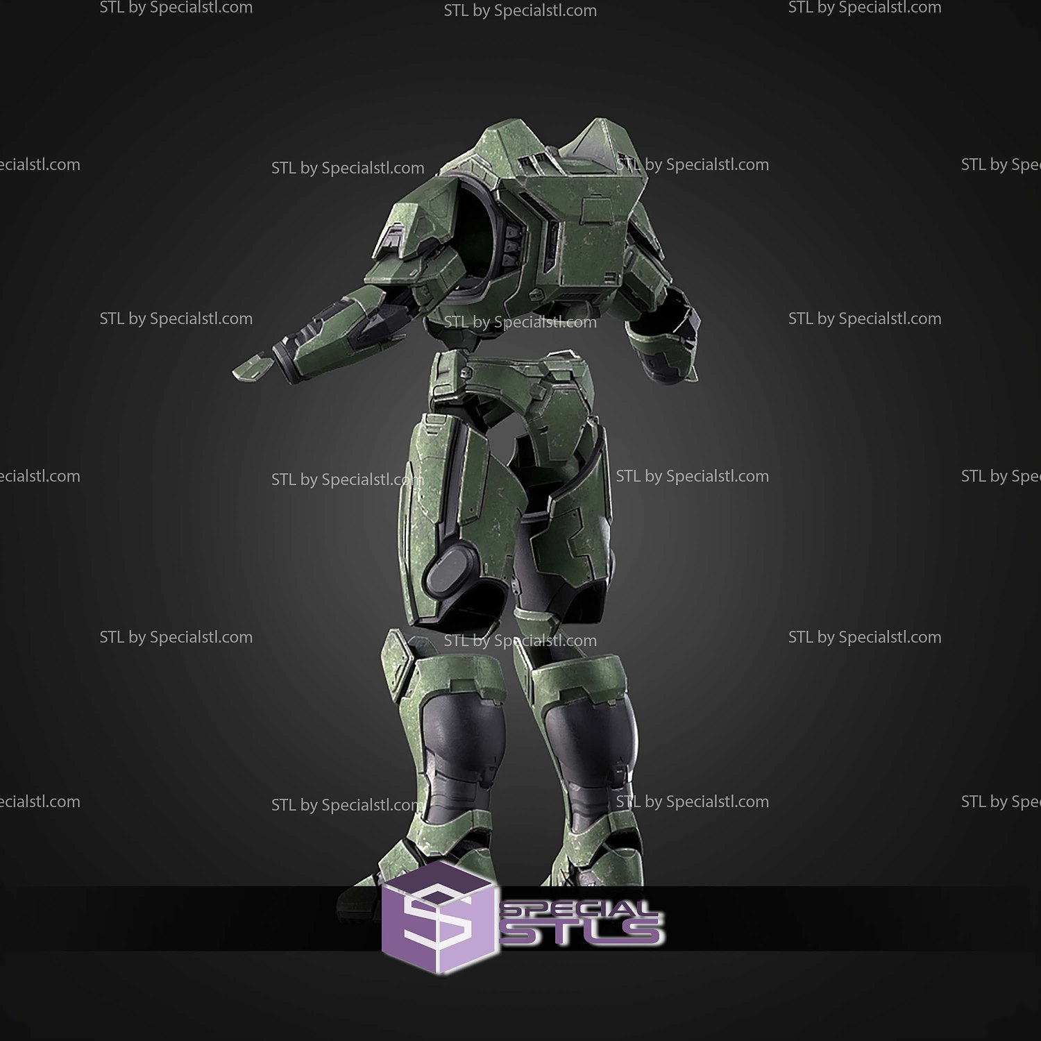 Cosplay STL Files Mark 5 Campaign Evolved Armor 3D Model — view 4