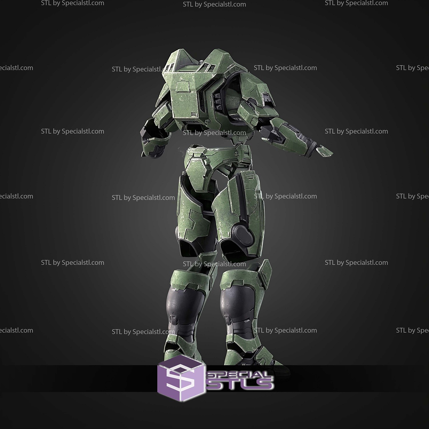Cosplay STL Files Mark 5 Campaign Evolved Armor 3D Model — view 6