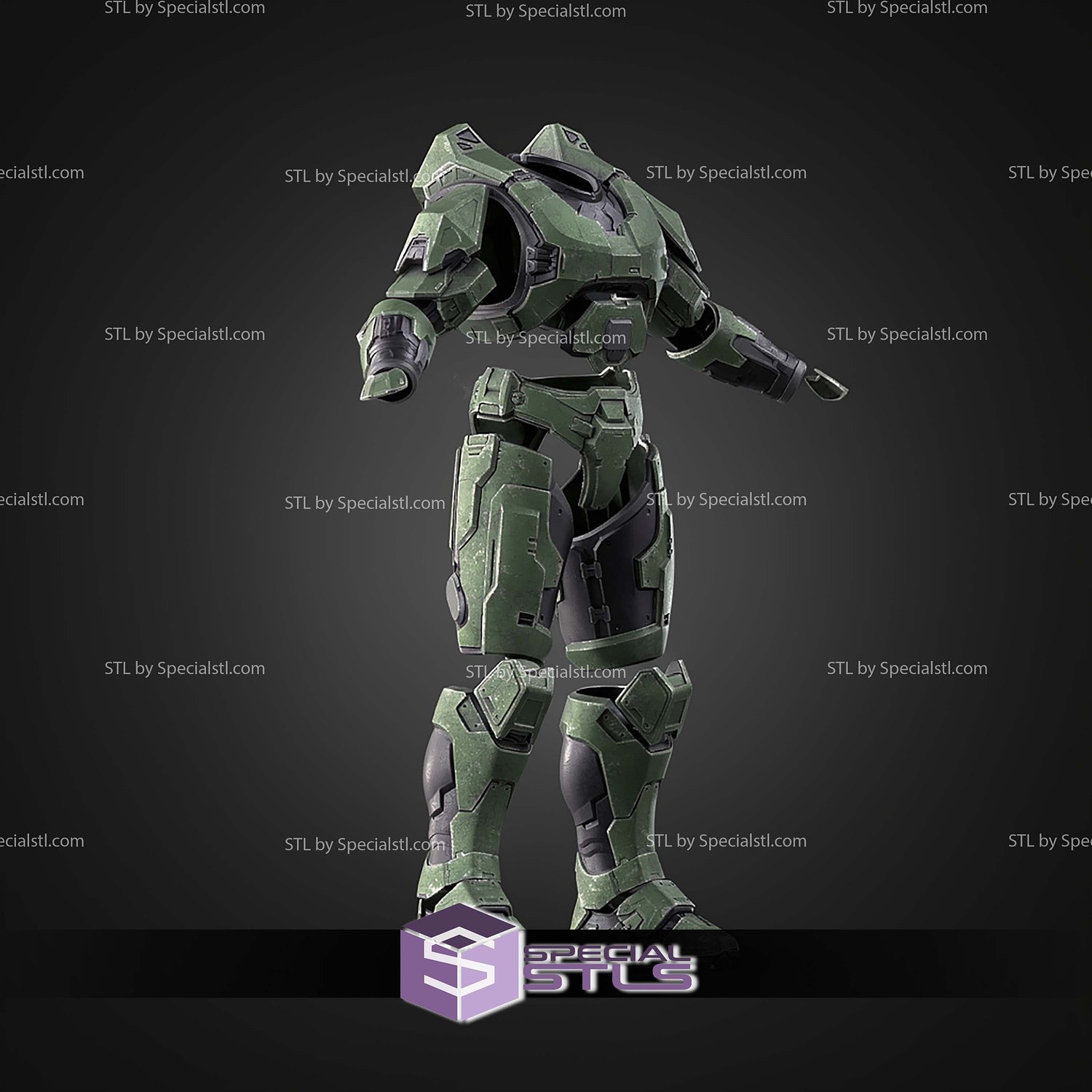 Cosplay STL Files Mark 5 Campaign Evolved Armor 3D Model — view 8