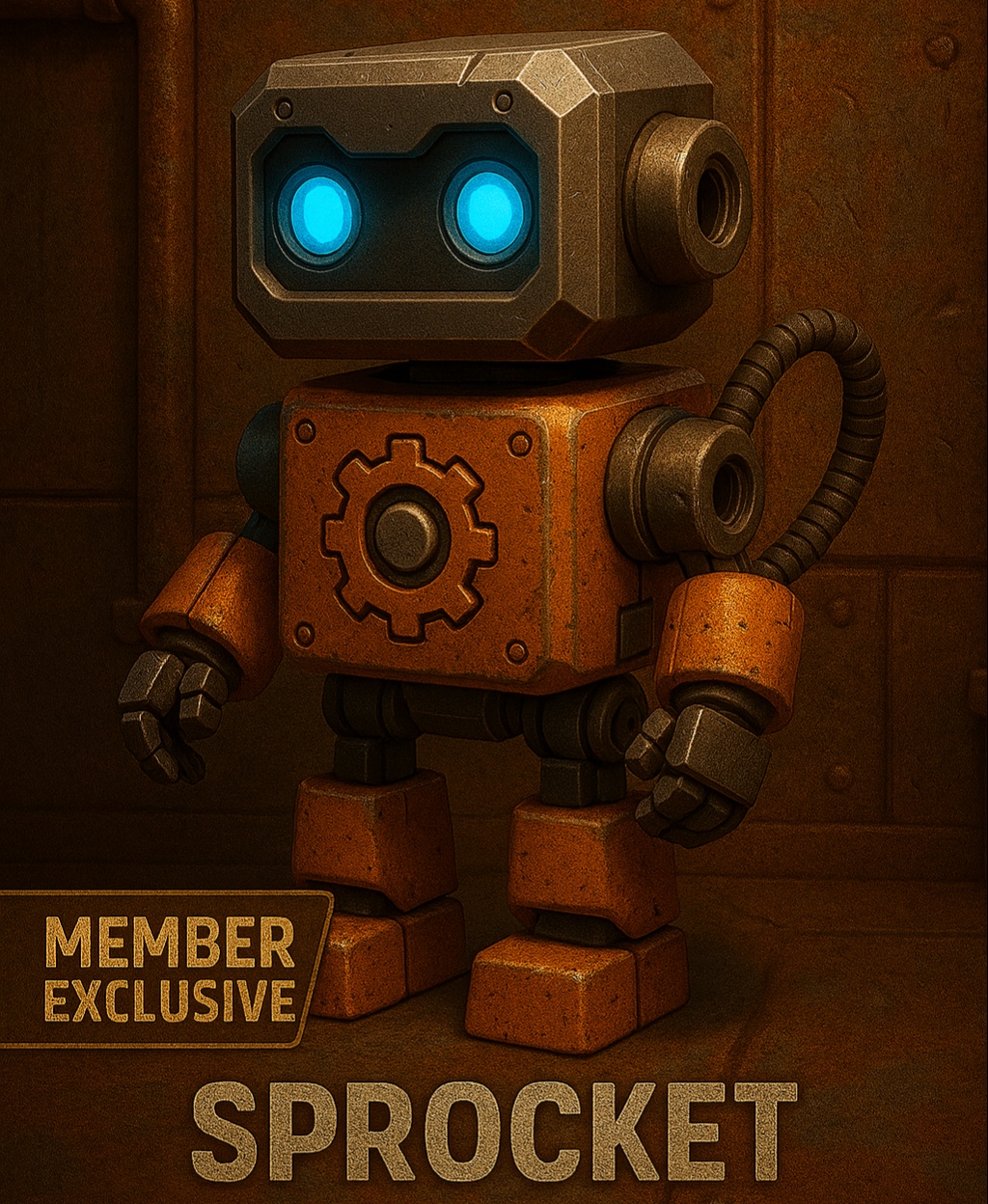 ModBot: Sprocket - Premium 3D Printable Robot Model | Modular, Magnet Ready Print STL Model