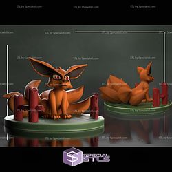 Kurama Chibi Naruto 3D Printer Files STL Model