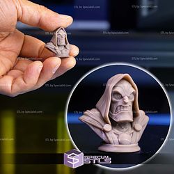 Mini Bust Character Collection STL Dr Doom 3D Model