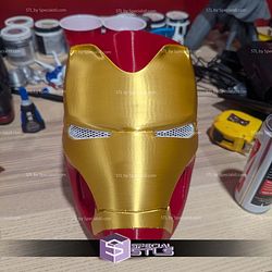 Cosplay STL Files Iron Man MK50 Helmet 3D Model — view 1