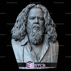 Bust Portrait STL Collection - Bobby Elvis Sons of Anarchy 3D Model