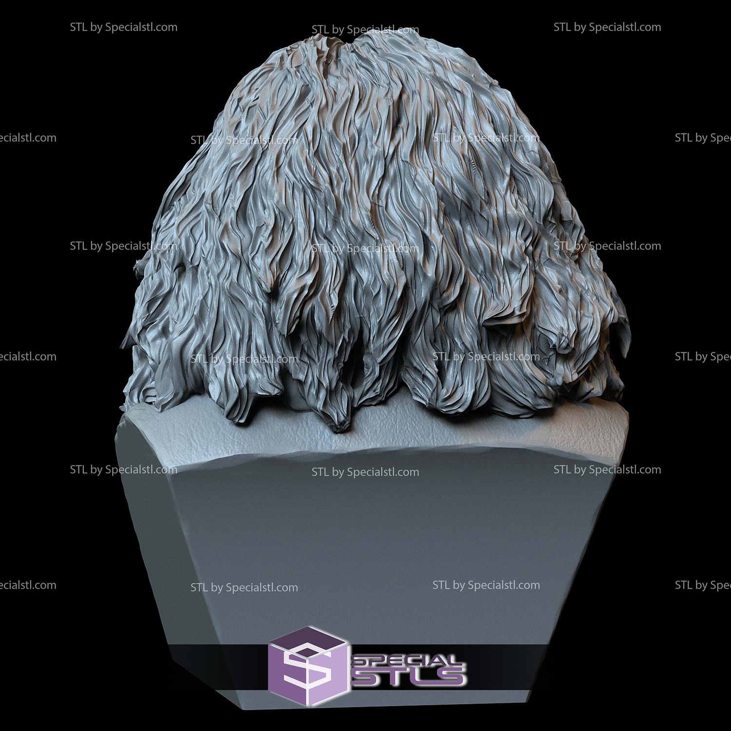 Bust Portrait STL Collection - Bobby Elvis Sons of Anarchy 3D Model — view 2