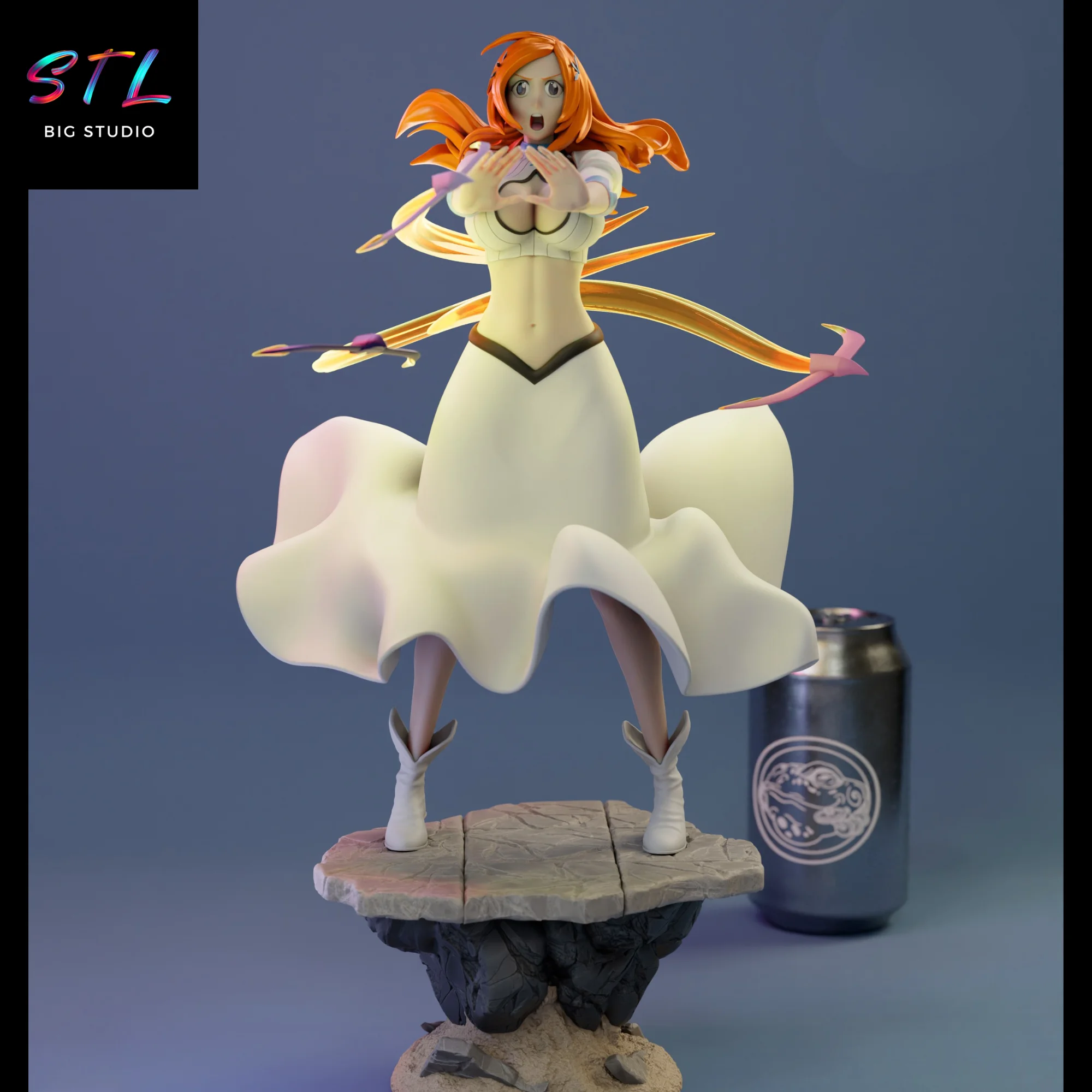 Orihime Inoue STL | Bleach | Figure for 3D Printing Model