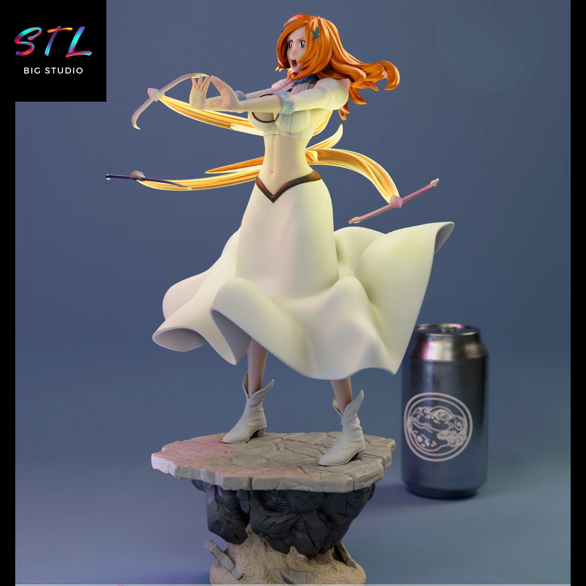 Orihime Inoue STL | Bleach | Figure for 3D Printing Model — view 2