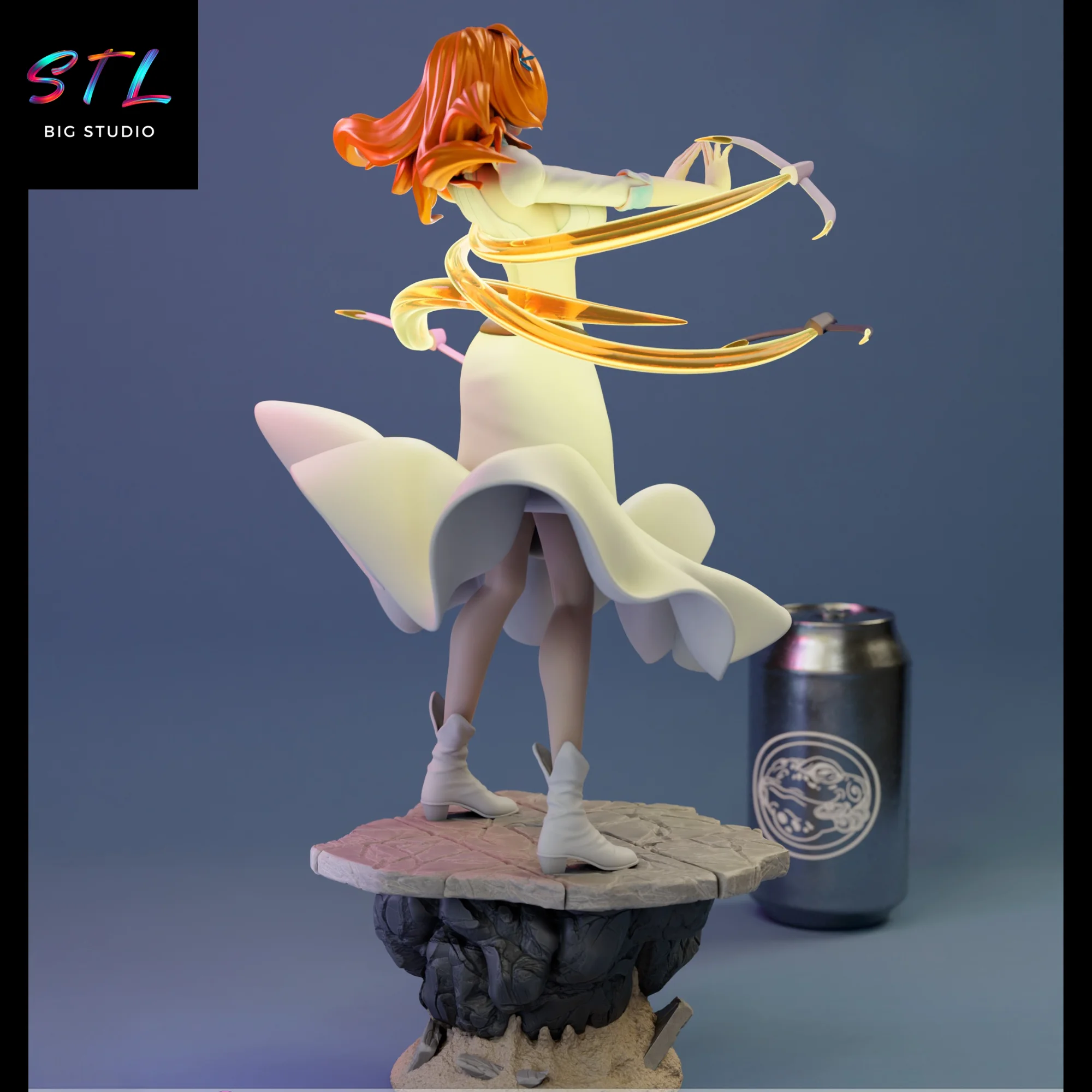 Orihime Inoue STL | Bleach | Figure for 3D Printing Model — view 3