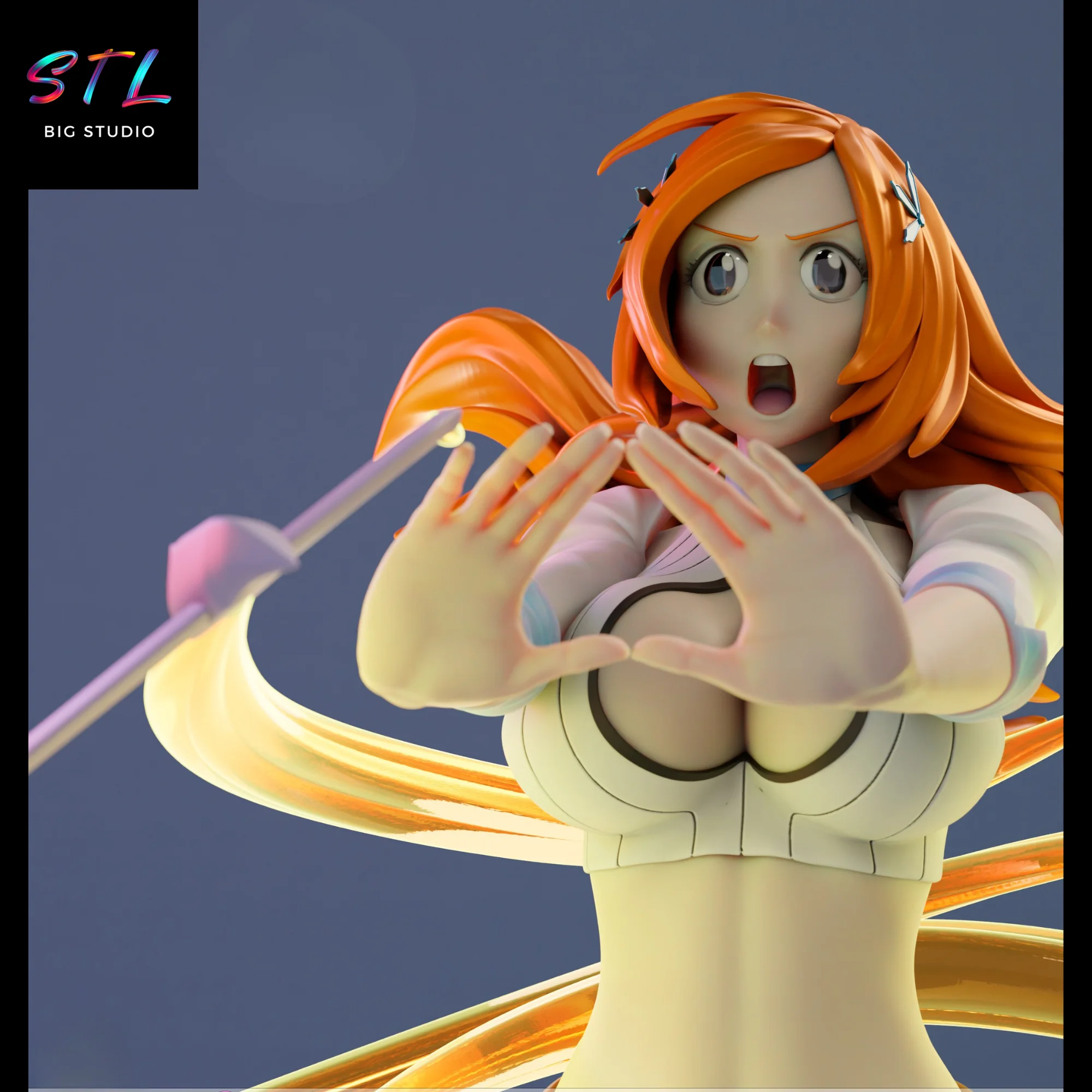 Orihime Inoue STL | Bleach | Figure for 3D Printing Model — view 5